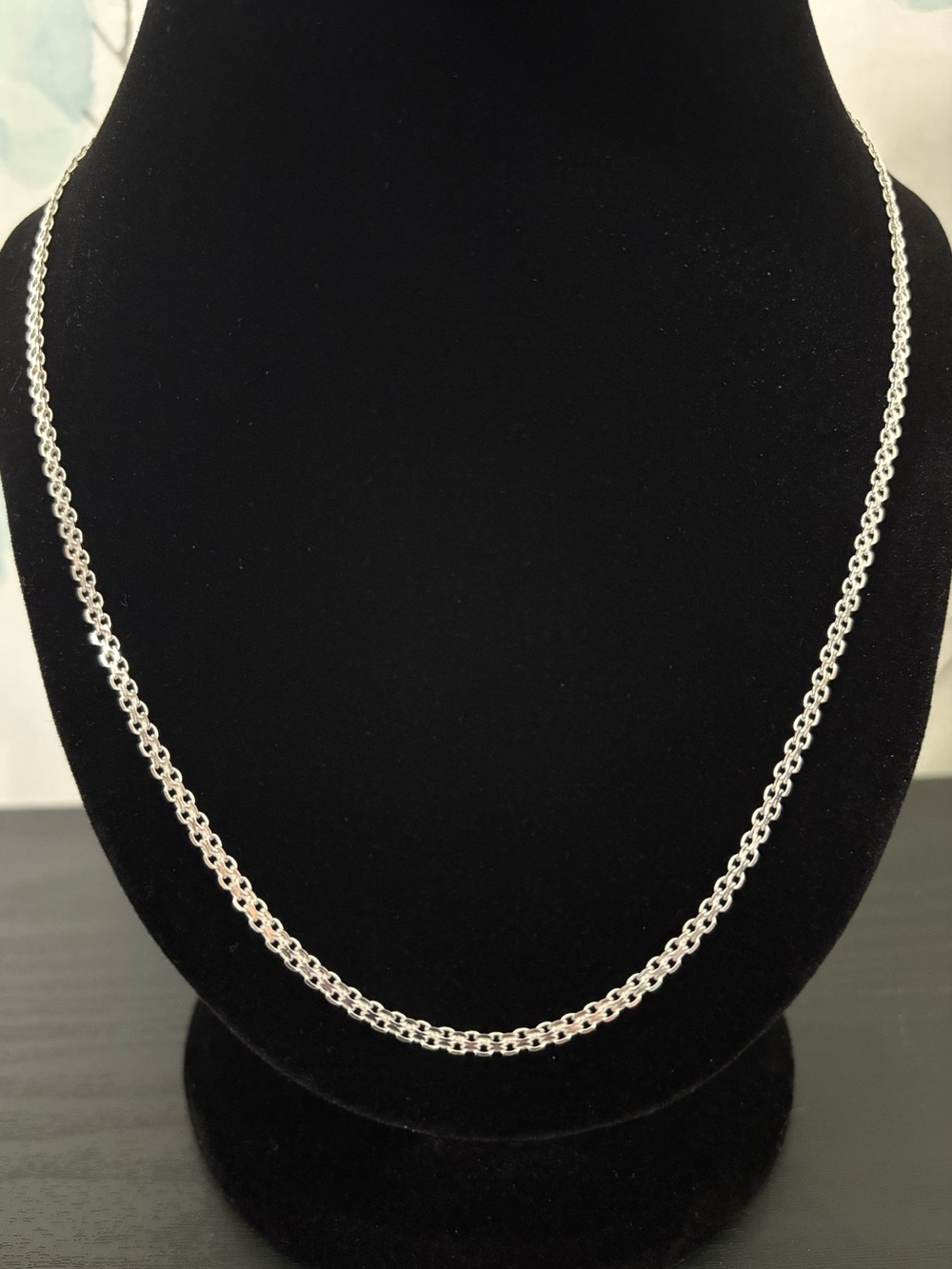 NEW WITHOUT TAGS — 925 STERLING SILVER BISM﻿ARCK CHAIN